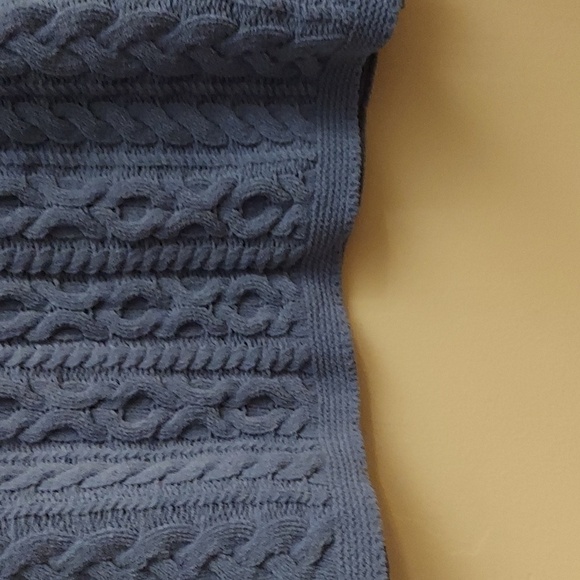 J JILL Cable Knit Chenille Long Sleeve Tunic Sweater - Picture 6 of 10